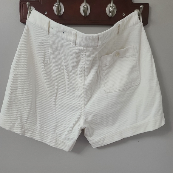 Brooks Brothers white corduroy shorts - Picture 2 of 2